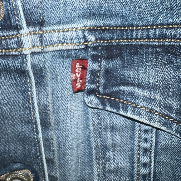 Levi’s Women’s Original Trucker Jean Jacket, Size Large - Picture 3 of 5